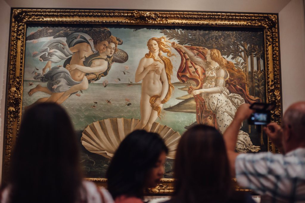 Quadro famoso di Botticelli - la nascita di Venere