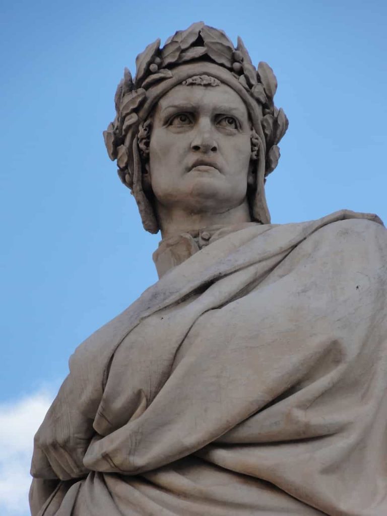 Statua di Dante a Firenze